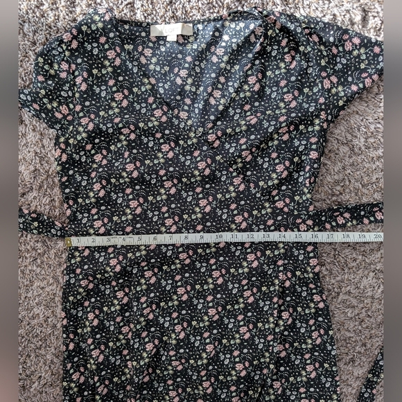 LOFT Floral Wrap High-Low Dress - Picture 10 of 11
